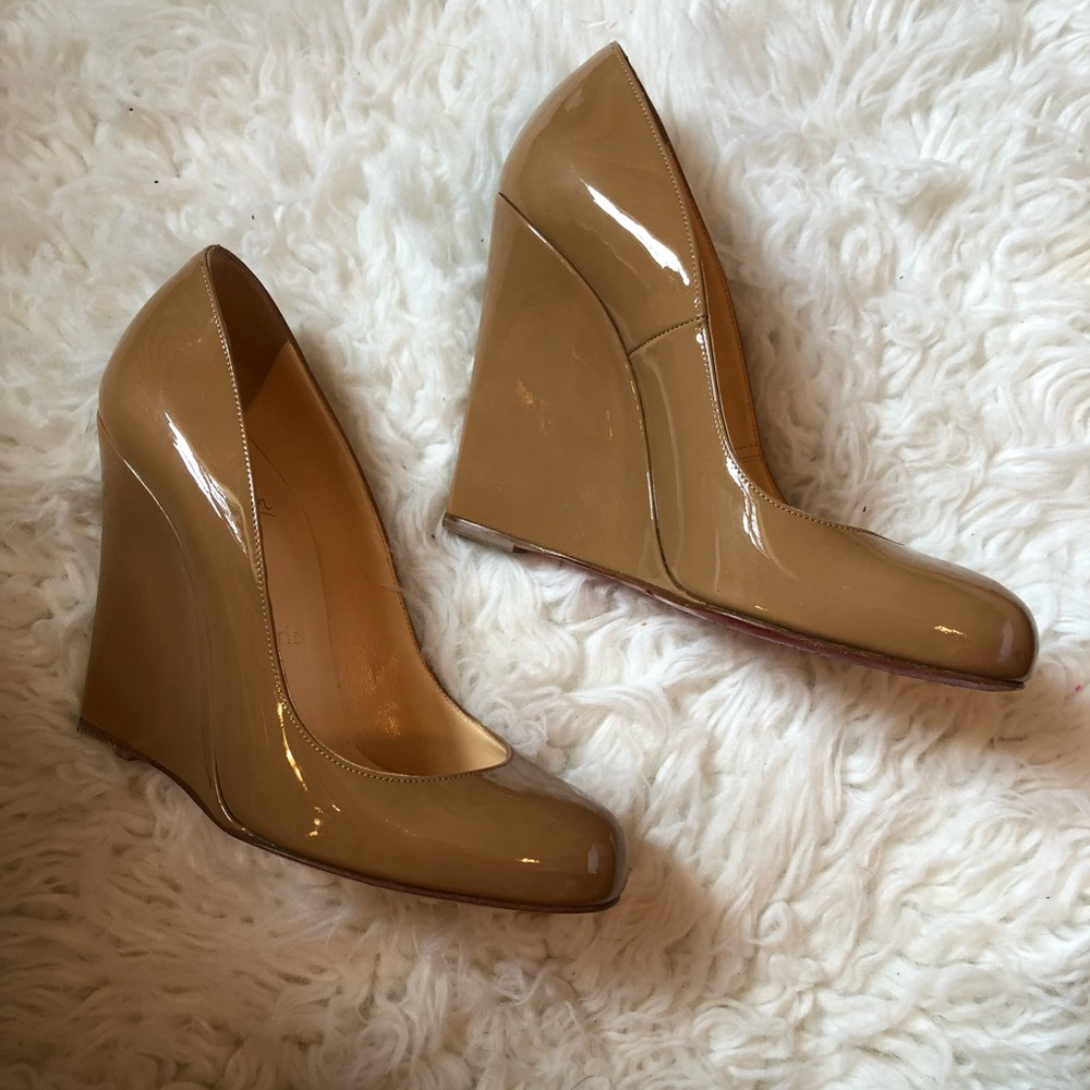 Louboutin wedges